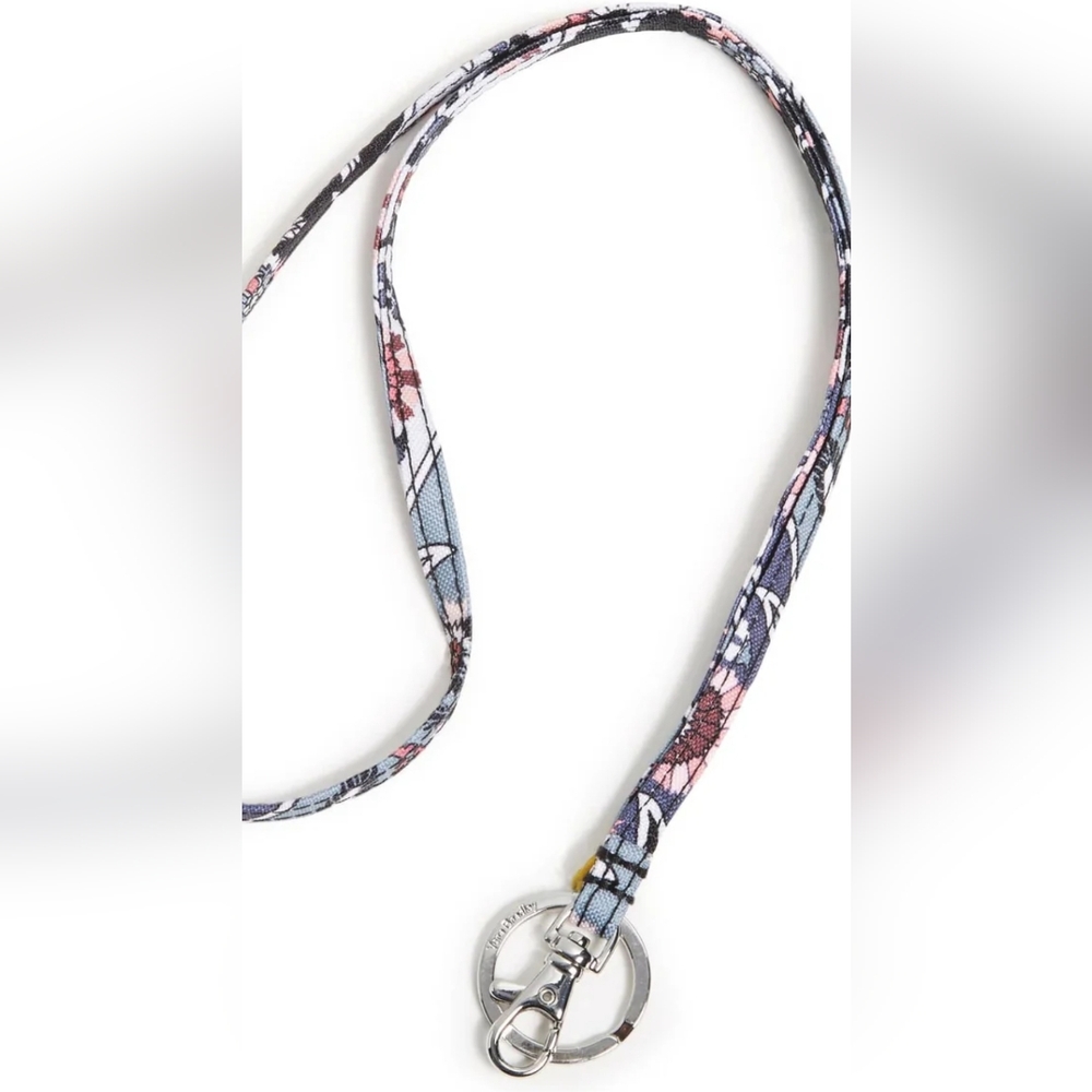 Vera Bradley Ornate Blooms Cotton Lanyard NWT